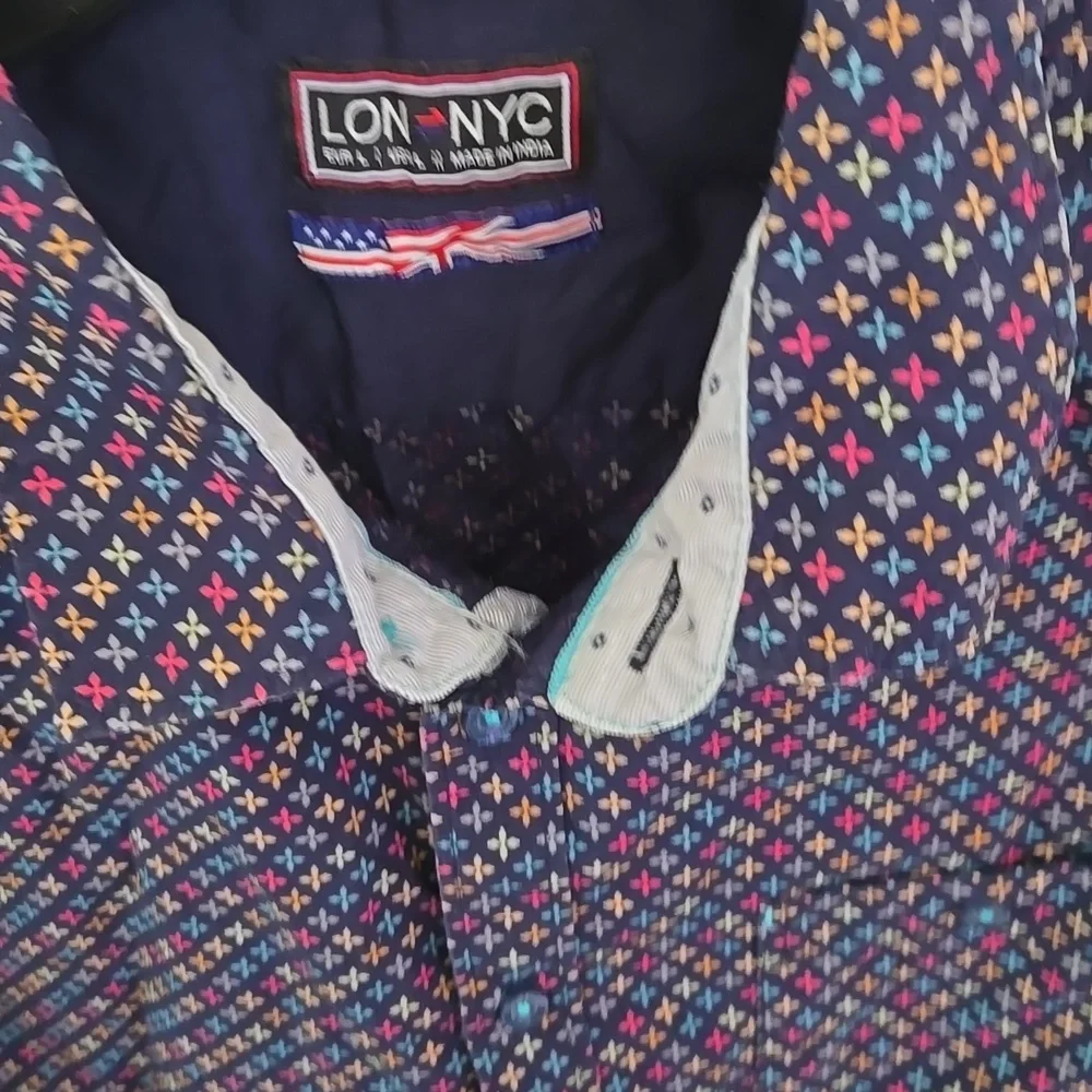 LON NYC Multicolor Short Sleeve Shirt - Picture 5 of 9